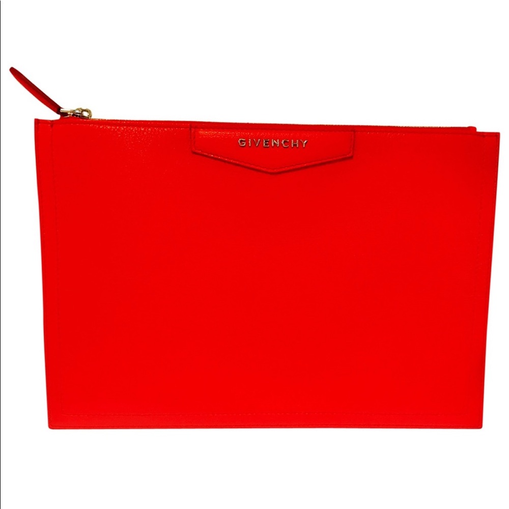 Cherry Red Givenchy Clutch New in Box